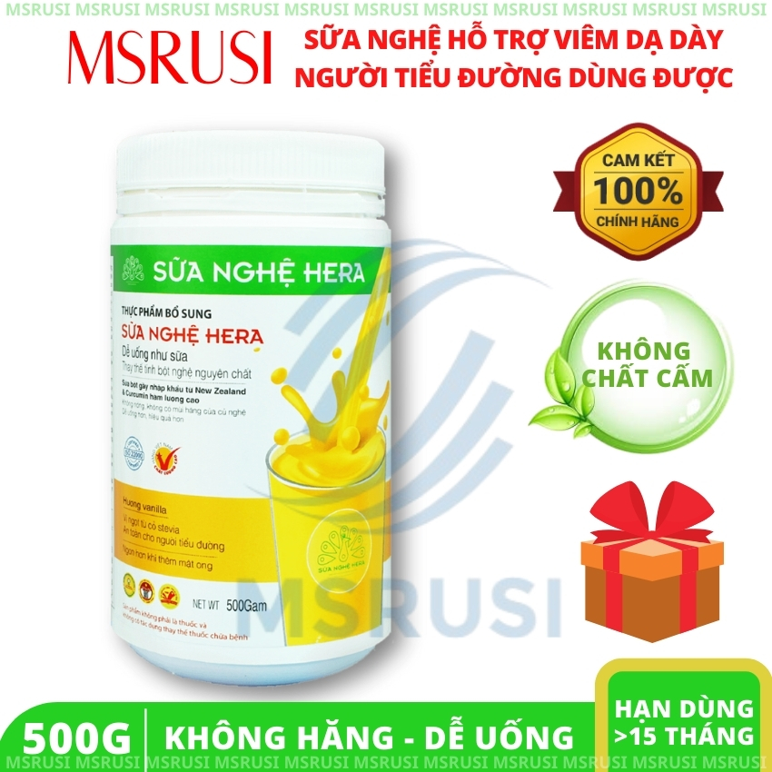 Sữa Nghệ Hera HERA MILK - Hỗ Trợ Giảm Đau Dạ Dày - Tăng Sức Đề Kháng - Bù Năng Lượng – MSRUSI