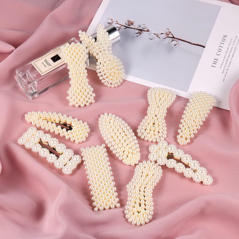 [ có sẵn ] - SET 20 KẸP TÓC NGỌC TRAI