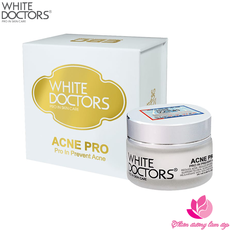Kem hỗ trợ điều trị mụn và Sẹo thâm WHITE DOCTORS - 25ml