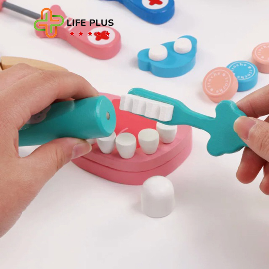 Đồ Chơi Đóng Vai Bác Sỹ Bằng Gỗ Cho Bé