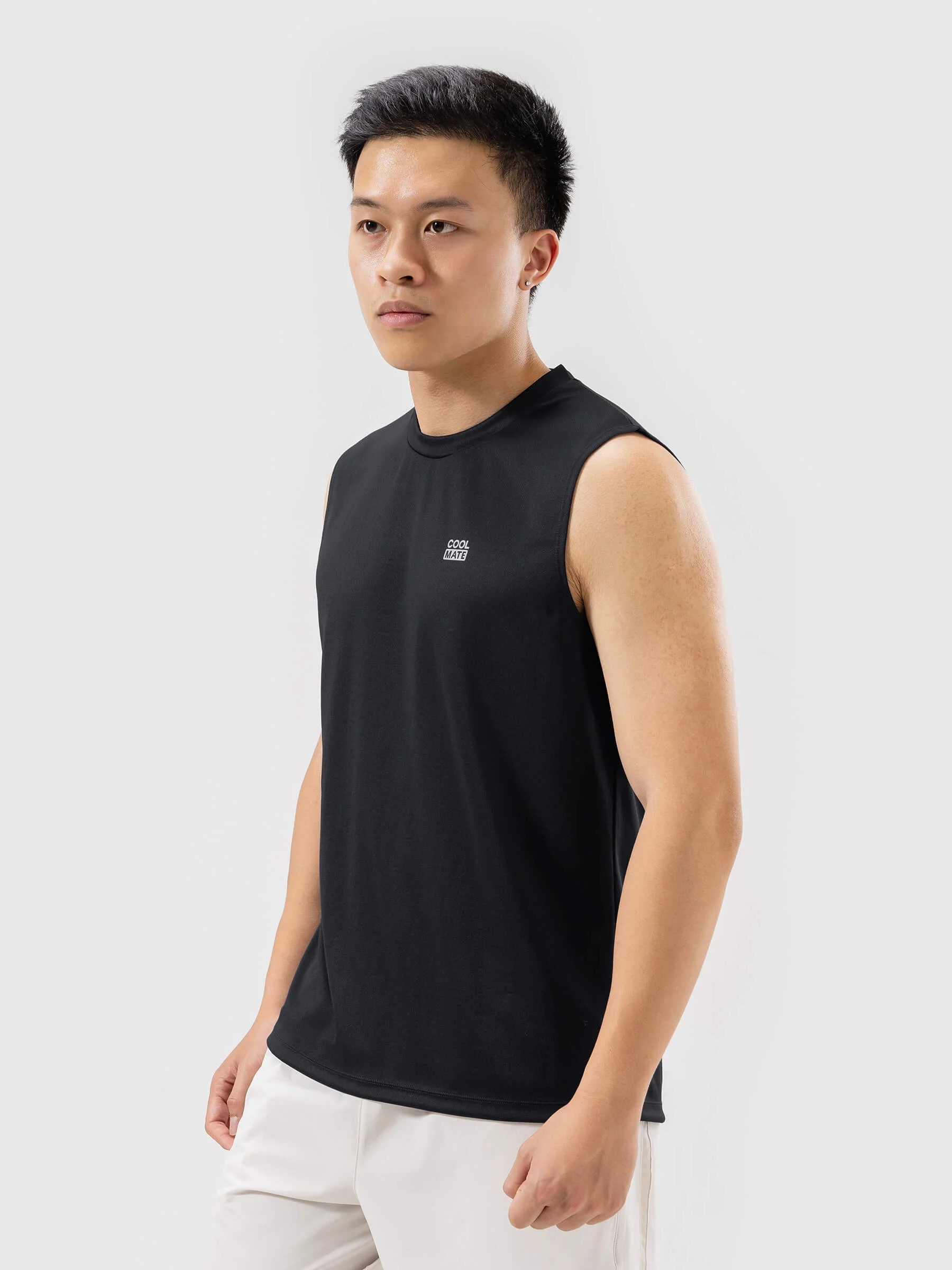 Áo sát nách Sleeveless tanktop thể thao Active Essentials thấm hút Coolmate