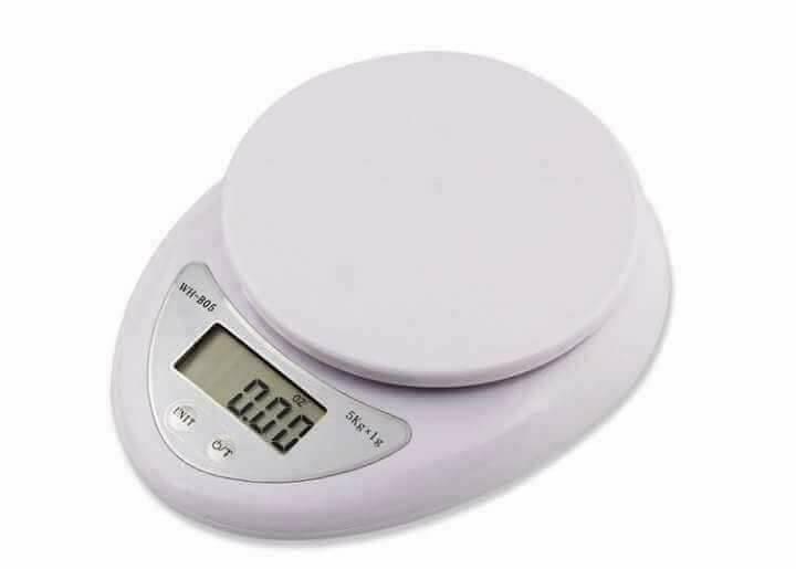 Cân tiểu ly nhà bếp độ chính xác cao 5kg (màu trắng)