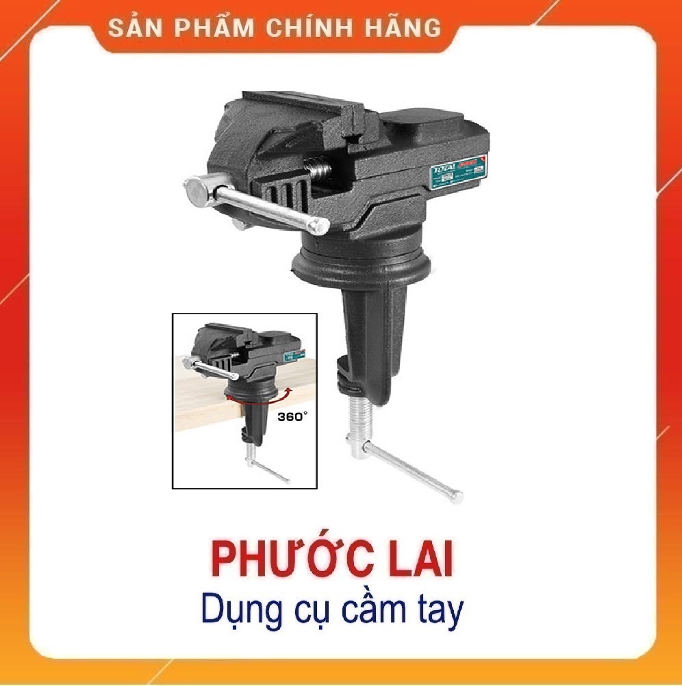 Êtô kẹp bàn 60mm Total THT6126