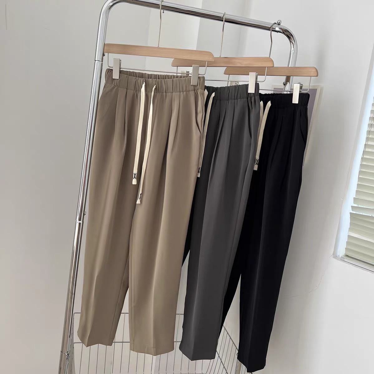 [25-27/4 Hoàn tiền 15%]Quần Baggy nữ lưng chun vải ruby mềm mịn mát m836