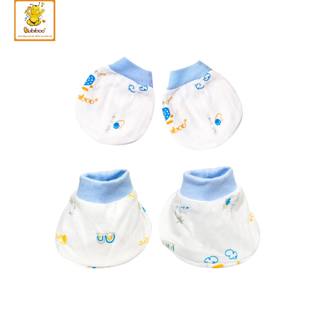 Bộ bao tay chân cho bé BABIBOO - BB84