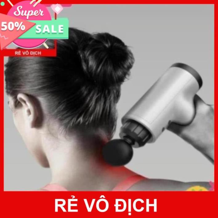 BÁO GIÁ MÁY ĐÁNH TAN MỠ TOÀN THÂN | Shopee Lazada Sendo Tiki mới nhất 32 Máy Massage Cầm Tay Fascial Gun KH-320 Súng Massage Toàn Thân 4 Đầu Đa Năng. massage sử dụng cho vùng cổ, vai, đùi, bụng, tay, chân giúp giảm đau cơ tích tụ axit lactic, tăng tuần hoàn lưu thông máu, đánh tan mỡ, xua tan mệt mỏi
