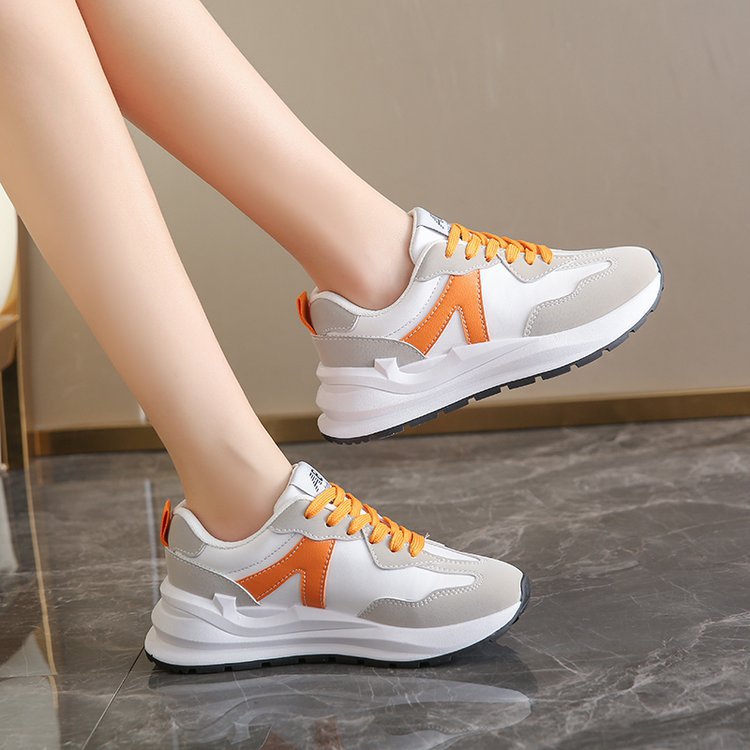 Giày nữ độn đế tăng 5cm chiều cao phong cách Hàn Quốc