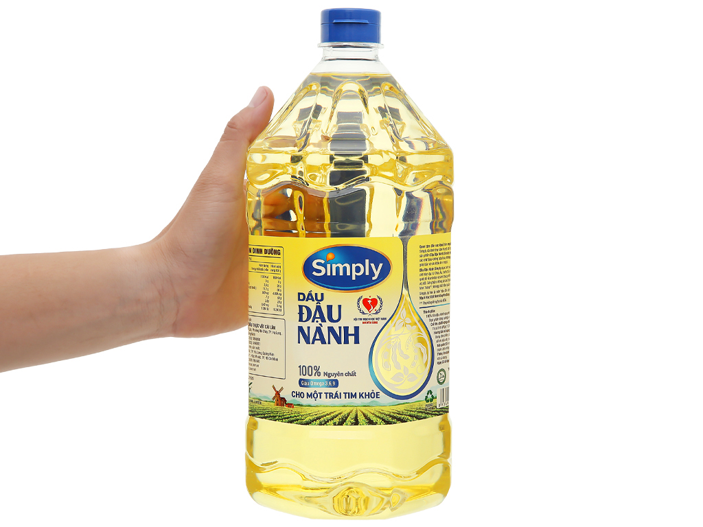 Dầu đậu nành nguyên chất Simply can 2L