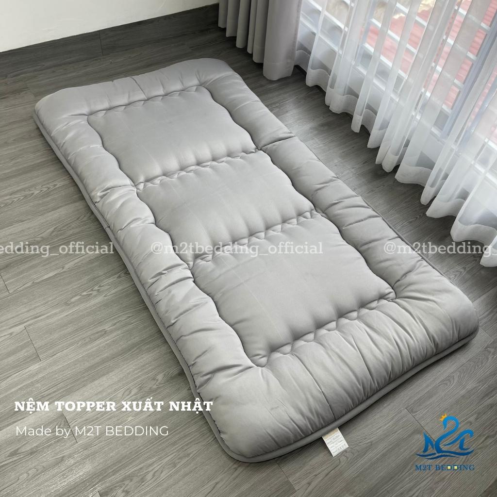 Nệm topper xuất Nhật M2T Bedding 9cm - Topper cao cấp sử dụng làm nệm đa nặng, nệm văn phòng, dã ngoại, ký túc xá