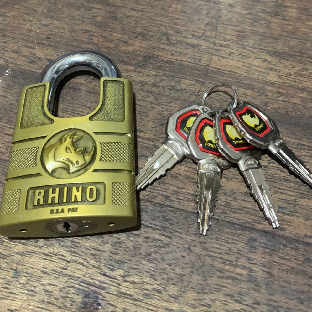 [HCM]Ổ khóa bấm Rhino chống cắt cao cấp