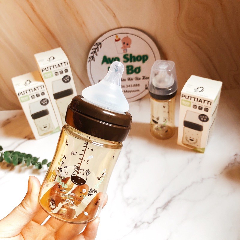 Bình sữa Bebepick / Bình bò Hàn quốc 150ml/250ml ( Tuỳ chọn núm ty)