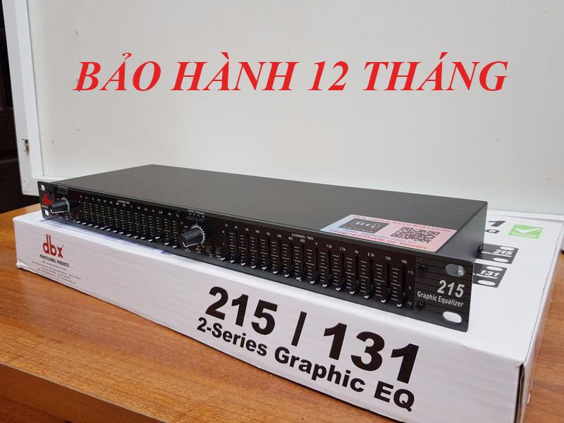 Lọc tiếng Equalizer DBX -215( loại 1)