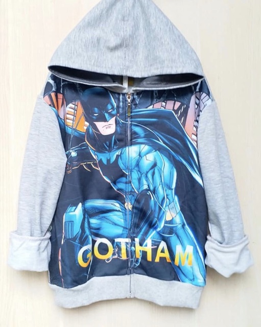 Áo khoác Người nhện, Batman cho bé trai