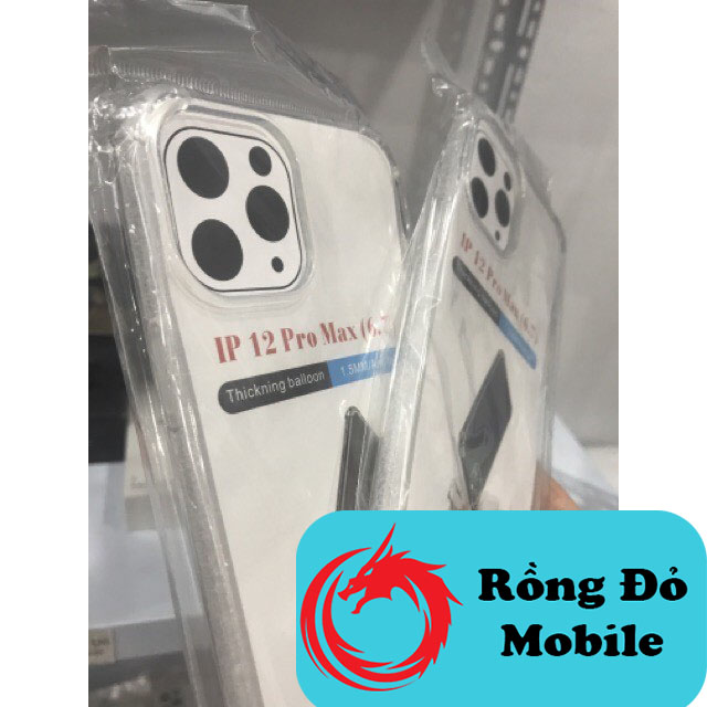 Ốp chống sốc iphone 4 góc 6/6Plus/7/7Plus/8/8Plus/X/XSMax/11/12/13 pro max trong suốt chống rơi vỡ - Rồng Đỏ Mobile