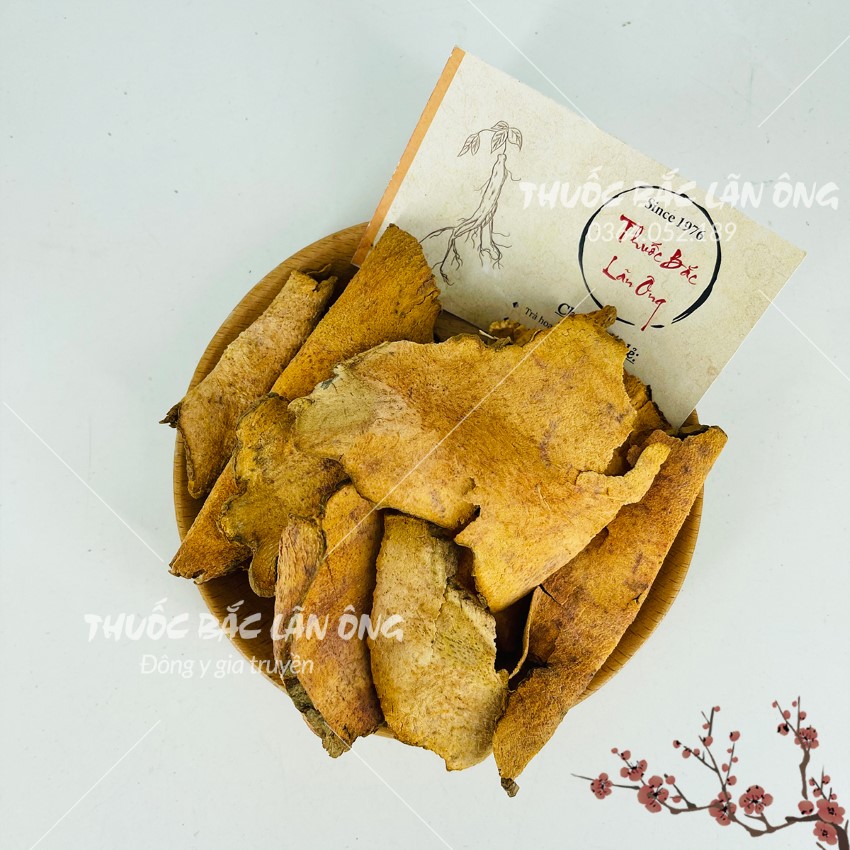 Thổ phục linh 100g, củ khúc khắc đỏ khô, thái lát mỏng, thơm, ngọt - Lãn Ông