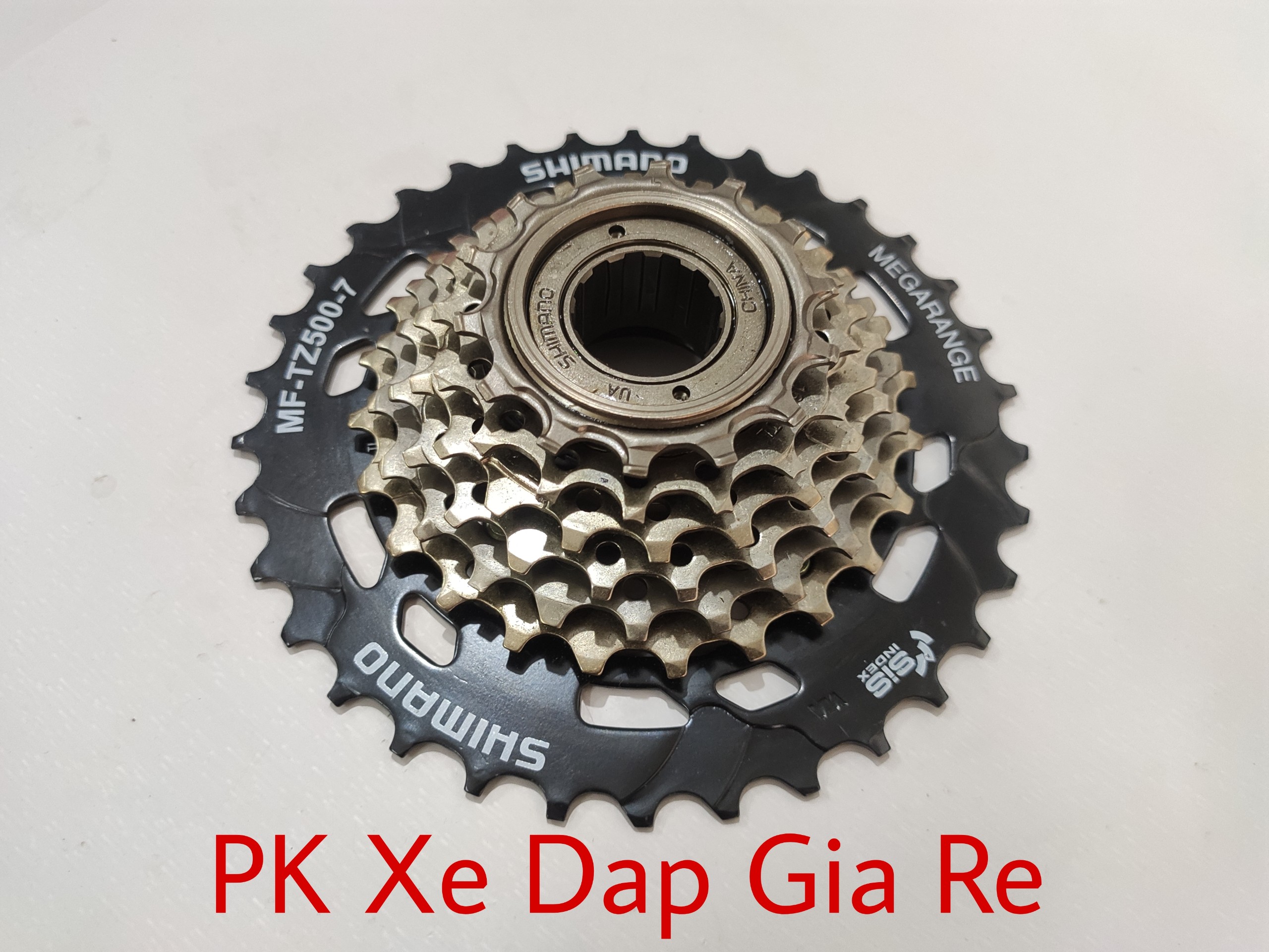 Líp vặn 7 tốc độ shimano mf-tz500-7 dành cho xe đạp leo núi mtb 14-34t