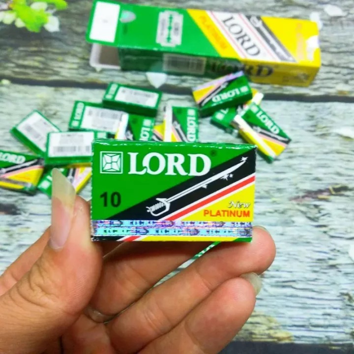 Lưỡi dao cạo Lord Platium hộp 200 lưỡi