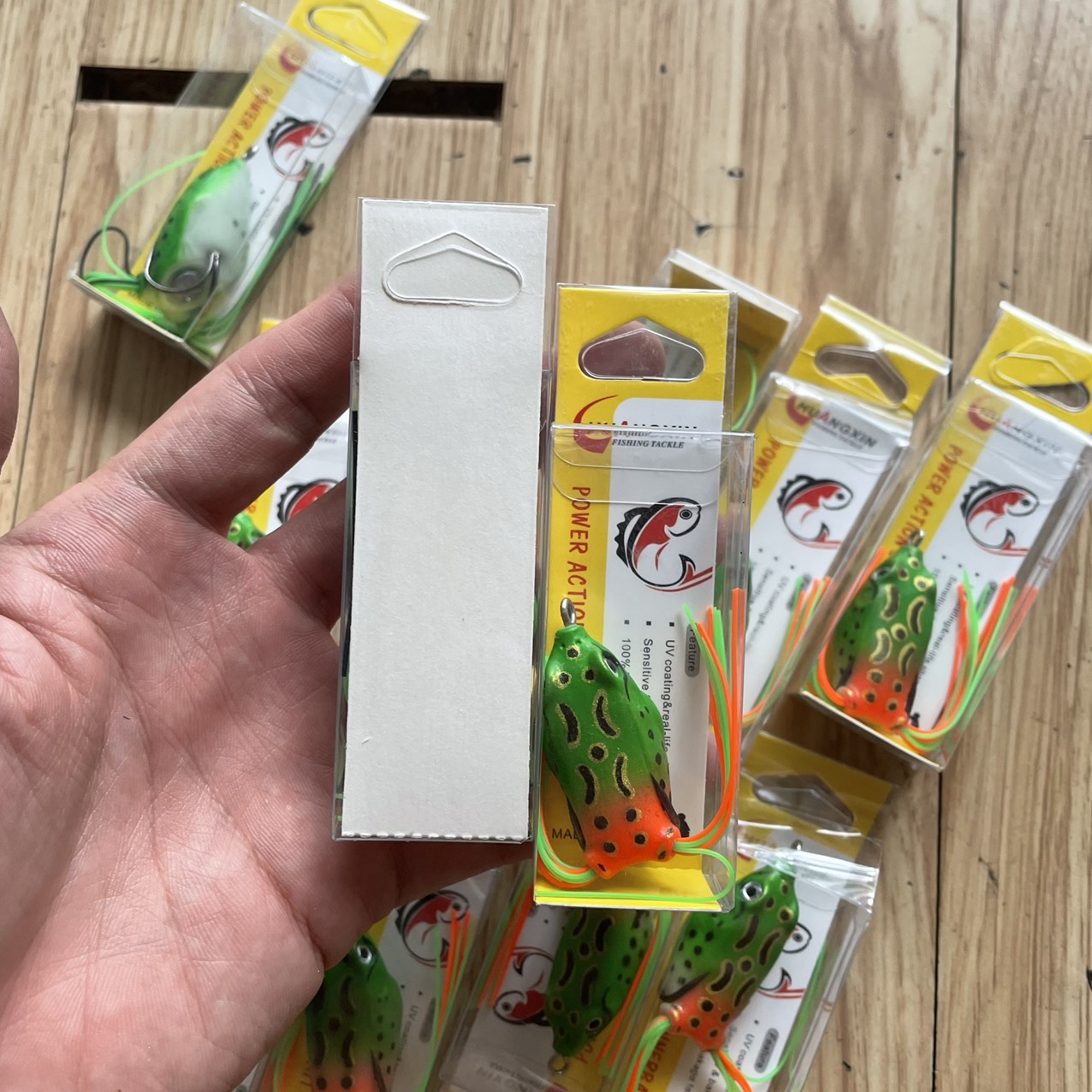 [HCM]Mồi Câu Lure Nhái hơi Giá Rẻ