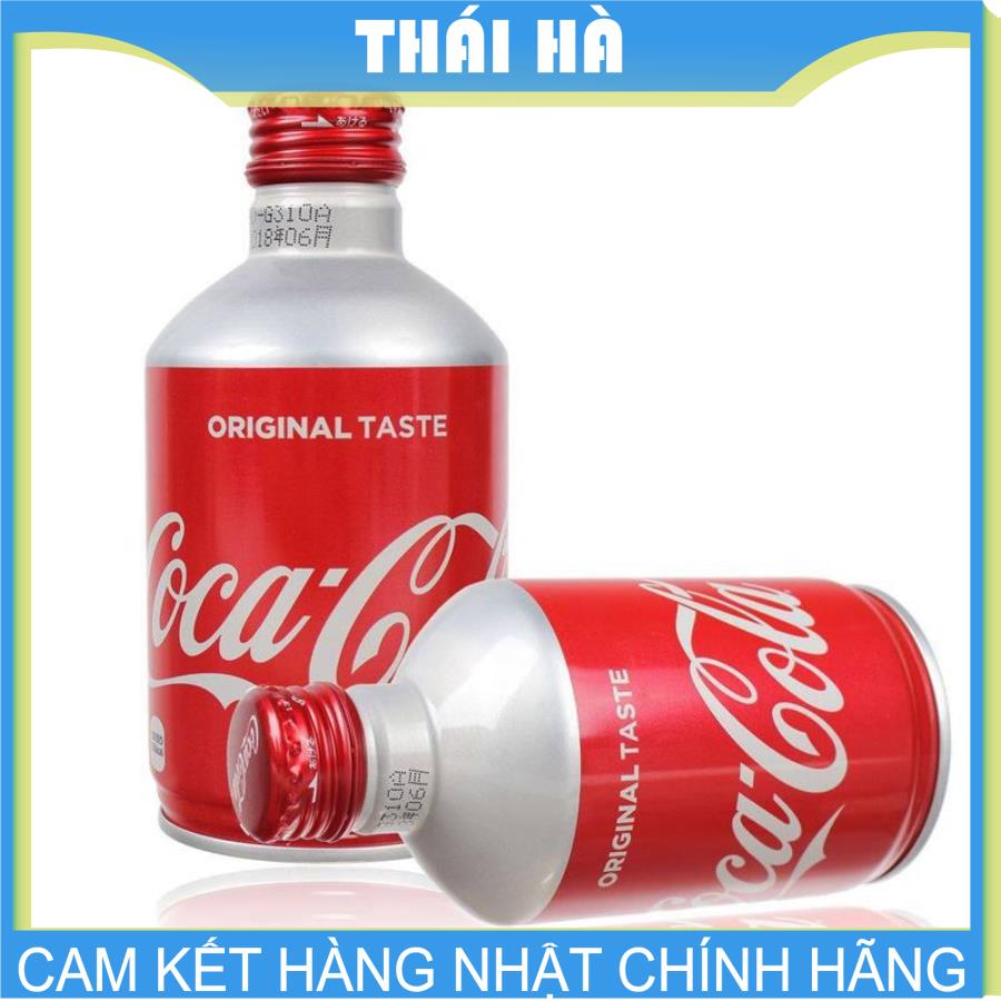 [HCM]Nước Ngọt Coca Cola Chai Nhôm Nắp Vặn 300ml  Nhật Bản Không chất bảo quản và an toàn cho người sử dụng