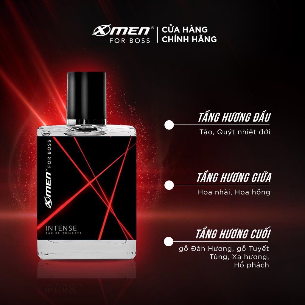 Nước Hoa XMen For Boss Intense 49ml