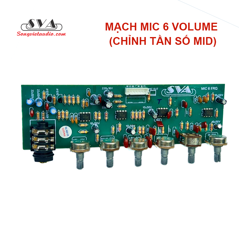 MẠCH MIC 6 VOLUME CHỈNH TẨN SỐ - 1 MẠCH - KÈM DÂY