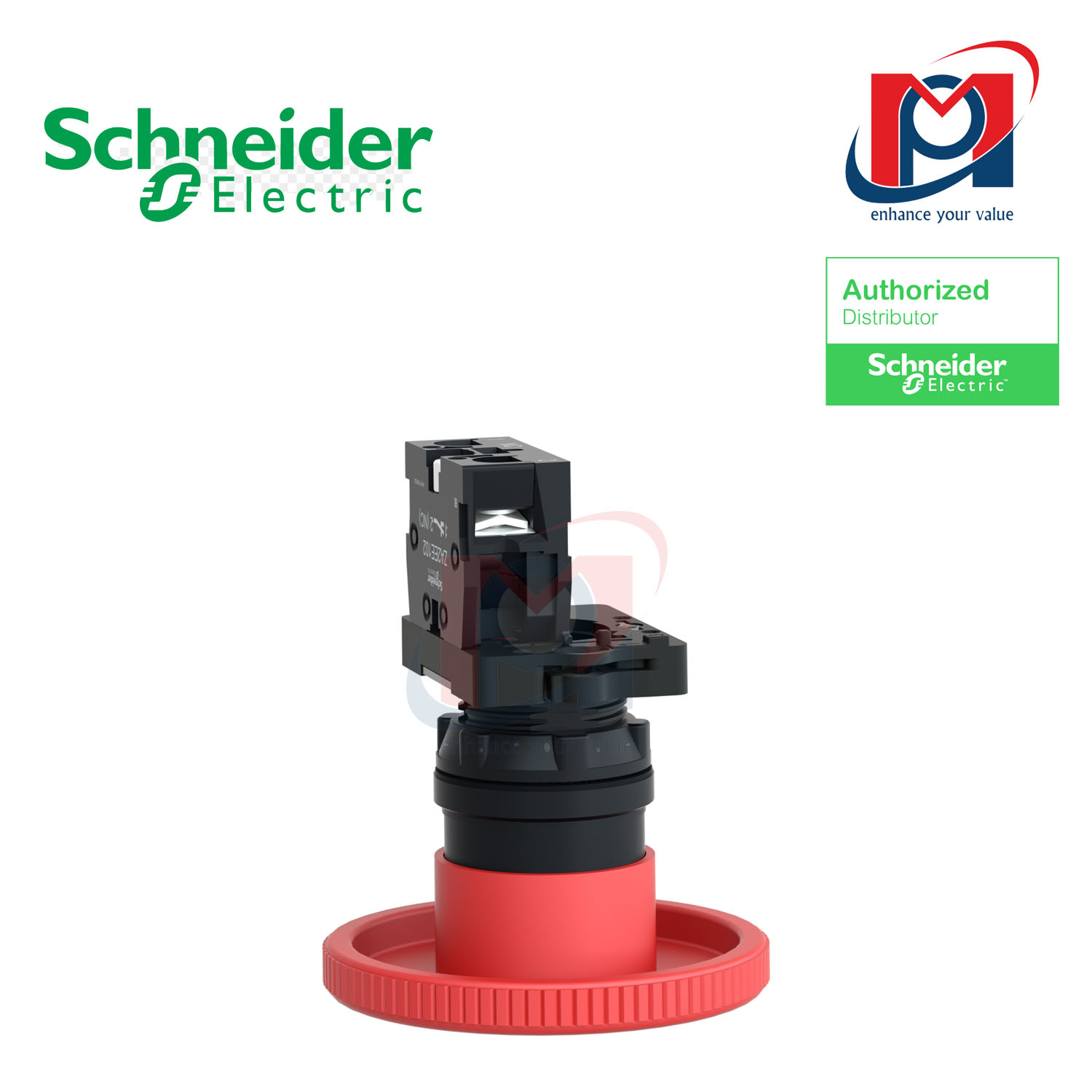 Nút dừng khẩn cấp Phi 22 Schneider XA2ES642
