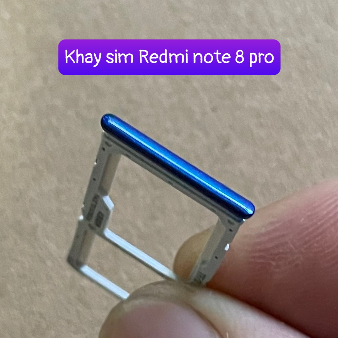 Khay sim Redmi note 8 pro