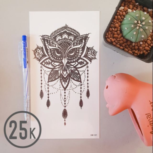 Hình dán tatoo style Ấn Độ size xqb021