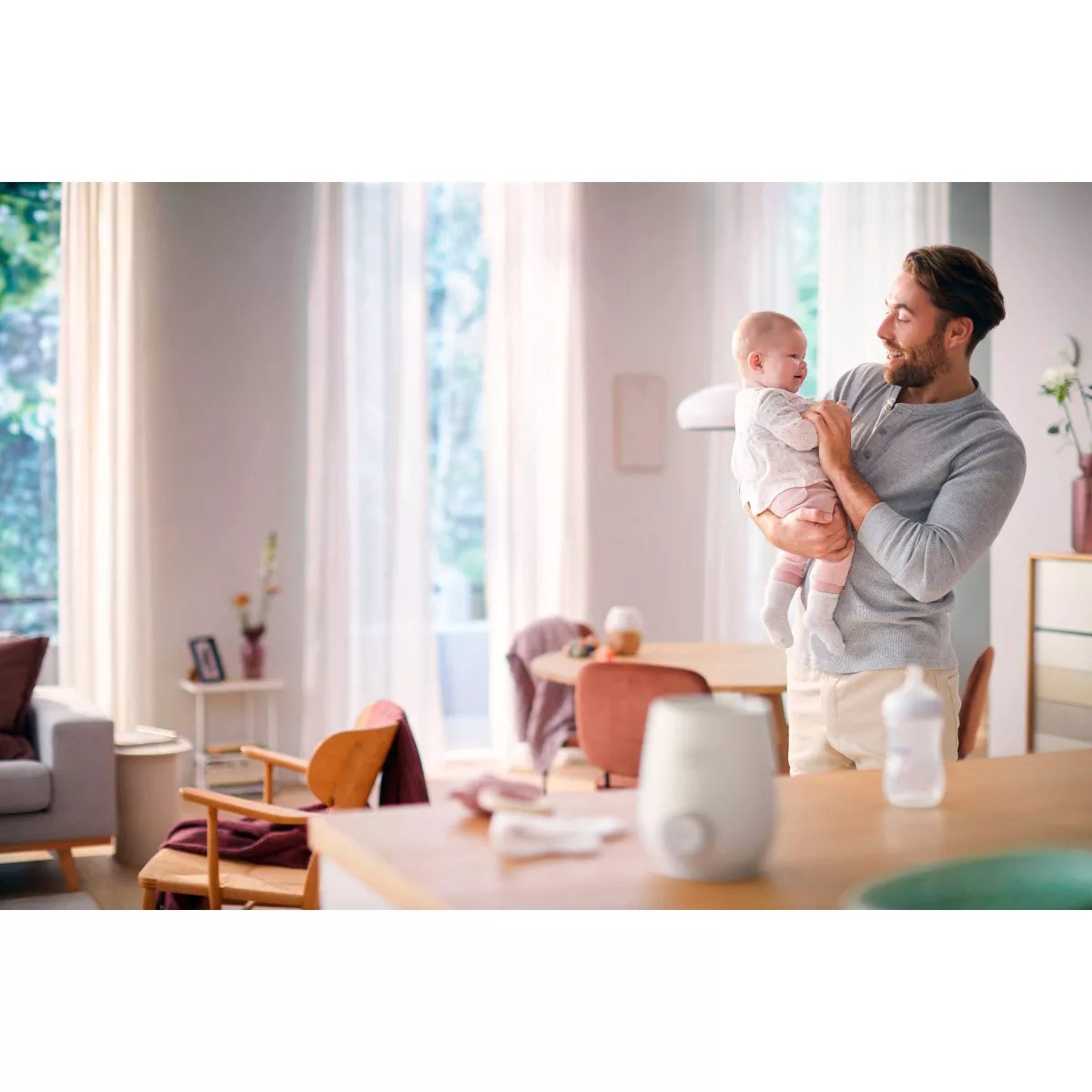 Máy tiệt trùng bình sữa 3 trong 1 Philips Avent Starlight SCF291/00