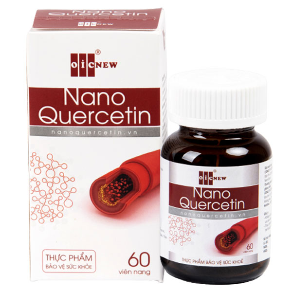 Nano Quercetin, hỗ trợ giảm mỡ máu, hỗ trợ tăng sức bền thành mạch