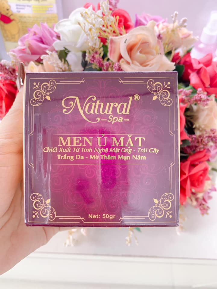Men ủ mặt trắng da Natural Spa