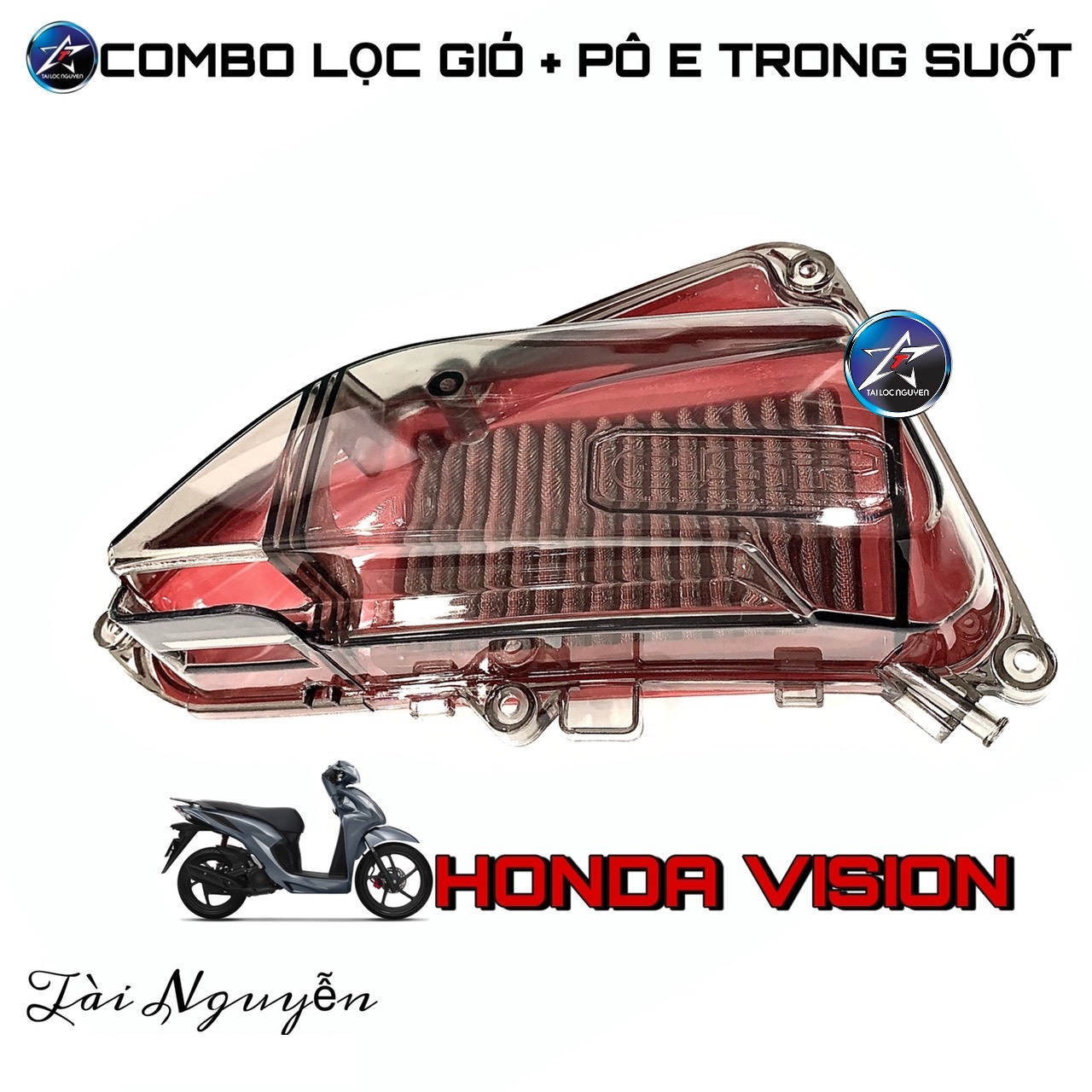 ỐP PÔ E TRONG SUỐT CHO HONDA VISION 2021