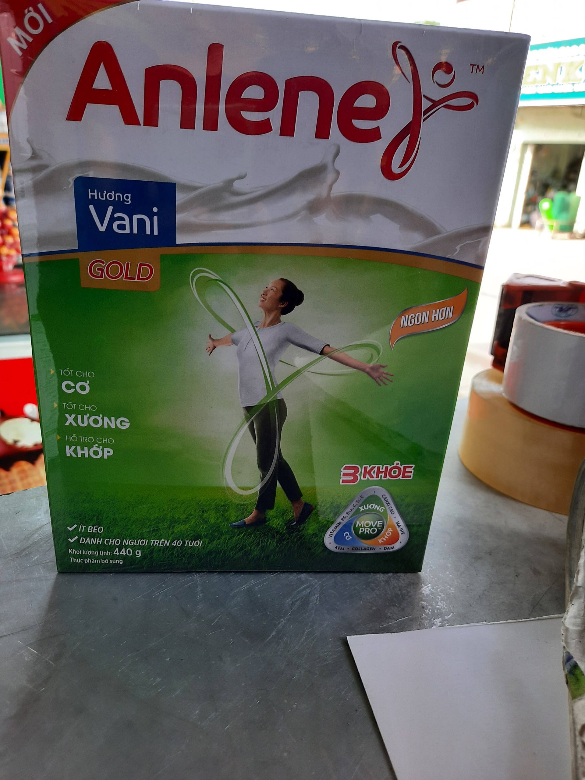 [HCM]Sữa bột Anlene Movepro vani 440g (Hộp Giấy)