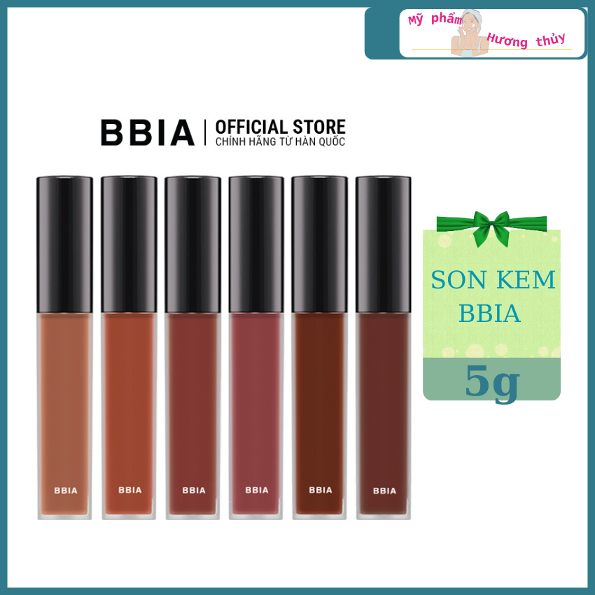 Son Kem Lì Bbia Last Velvet Lip Tint Version 1 (5 màu) 5g