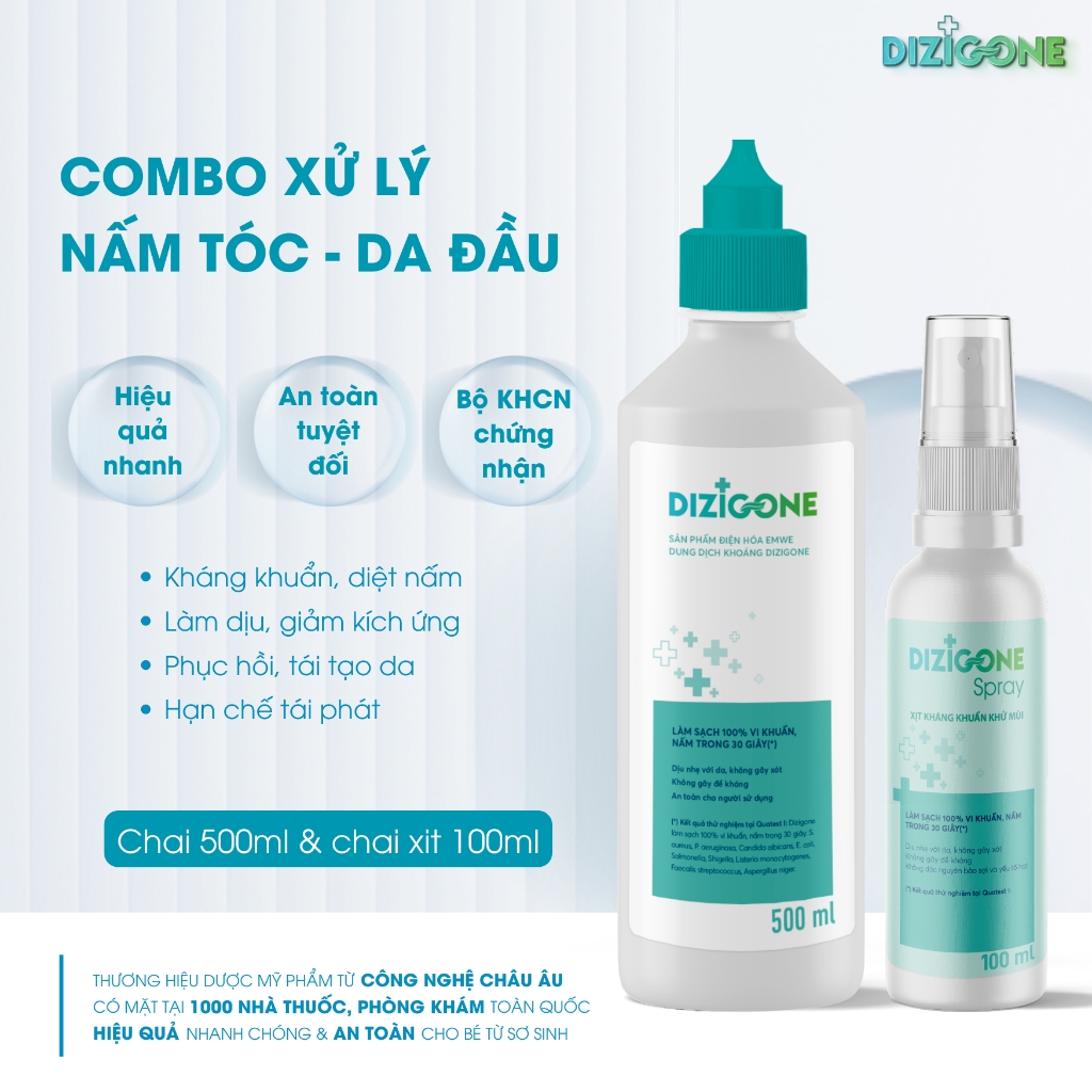 DIZIGONE kháng khuẩn vượt trội nhanh lành vết thương (đủ loại 100 - 500ml) - Luxcare Pharmacy