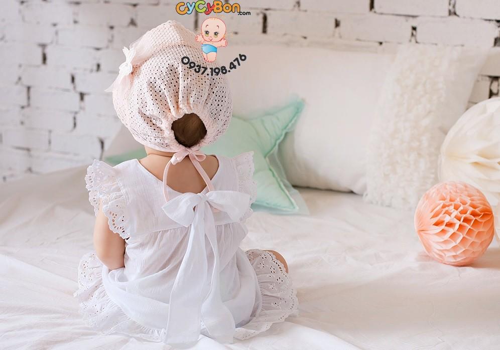 Nón Vải Cho Bé Kiểu Cô Gái Hà Lan
