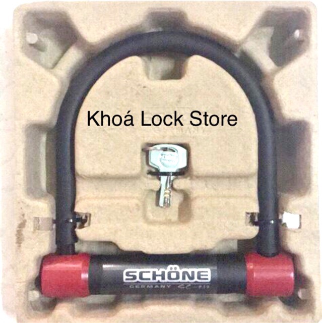 [HCM]Ổ khoá xe Schone chữ U tiêu chuẩn ĐỨC SC-210