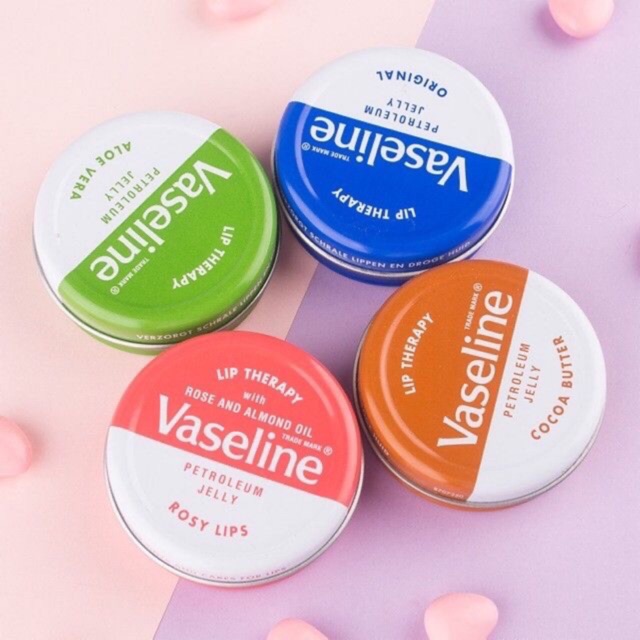 Son dưỡng môi hộp thiếc Vaselline 20gr cam kết hàng đúng mô tả chất lượng đảm bảo an toàn đến sức khỏe người sử dụng đa dạng mẫu mã màu sắc kích cỡ