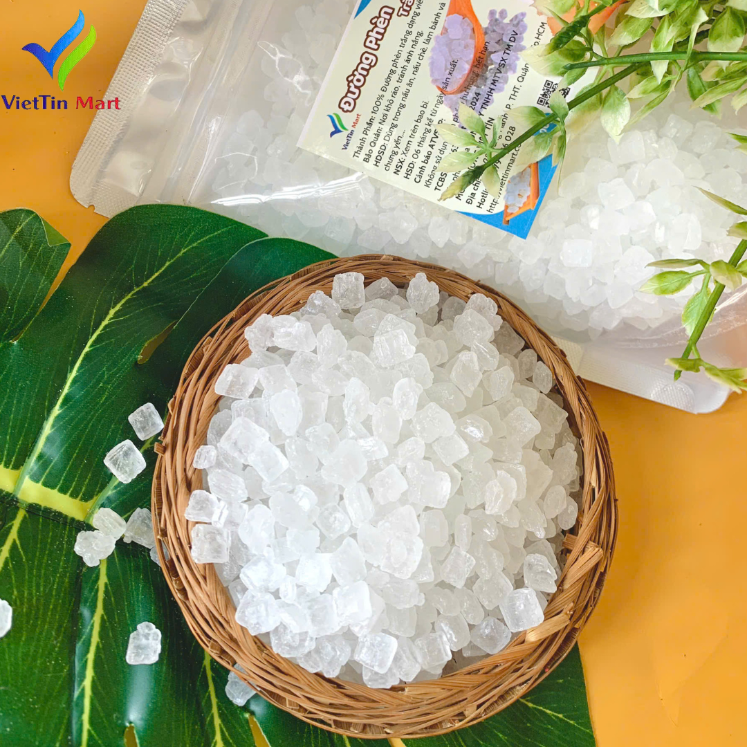 Đường Phèn Trắng/Đường Cát Trắng 500g VietTin Mart