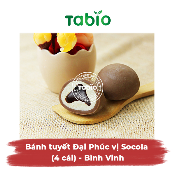 HCM - Bánh tuyết Đại Phúc vị Socola (4 cái) - Bình Vinh - TABIO