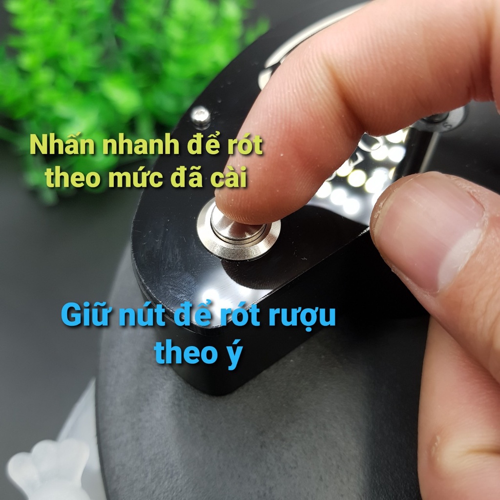 Bình Rót Rượu Cảm ứng Tự Động Zô Zô