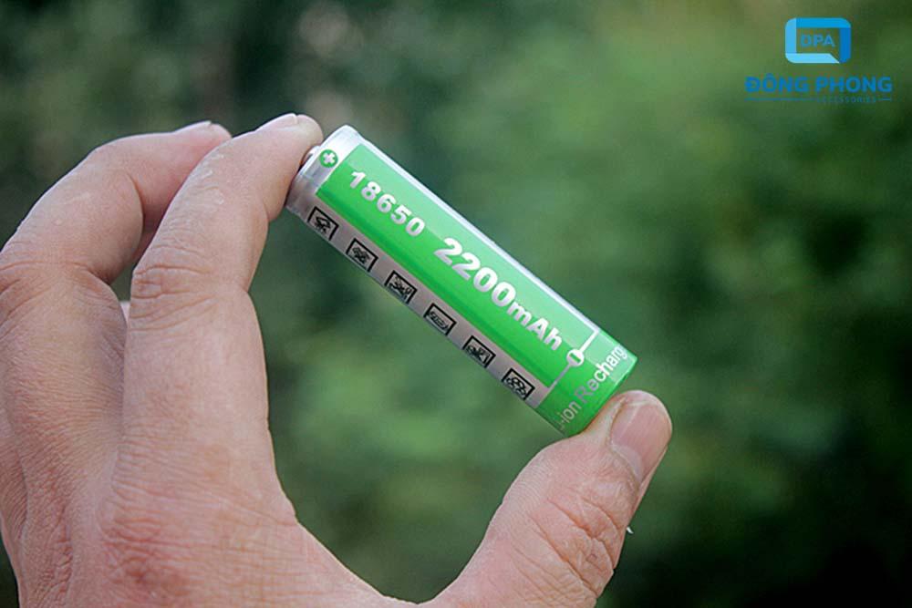 Pin Sạc Lithium-ion 18650 4.2V 2200mAh