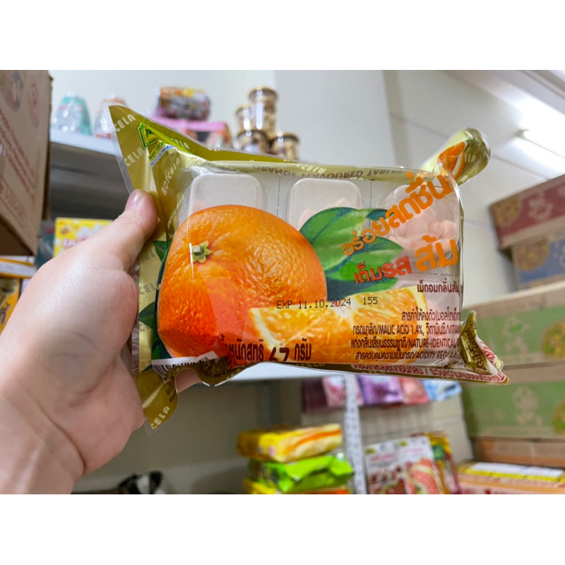 Kẹo cam Vitamin C Thái Lan