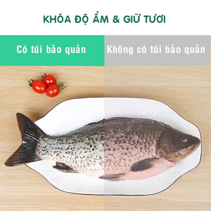 Combo 6 Cuộn Túi Đựng Thực Phẩm AN LÀNH 220-250 gram/cuộn (6 cuộn siêu nhiều siêu hời siêu tiết kiệm)