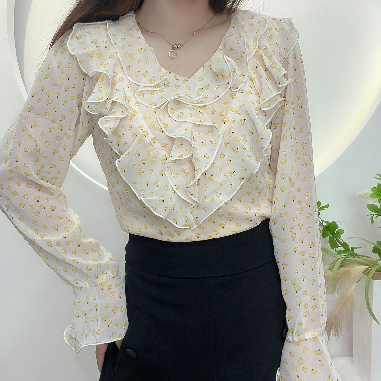 AN29 - ÁO KIỂU CÔNG SỞ BÈO DỄ THƯƠNG