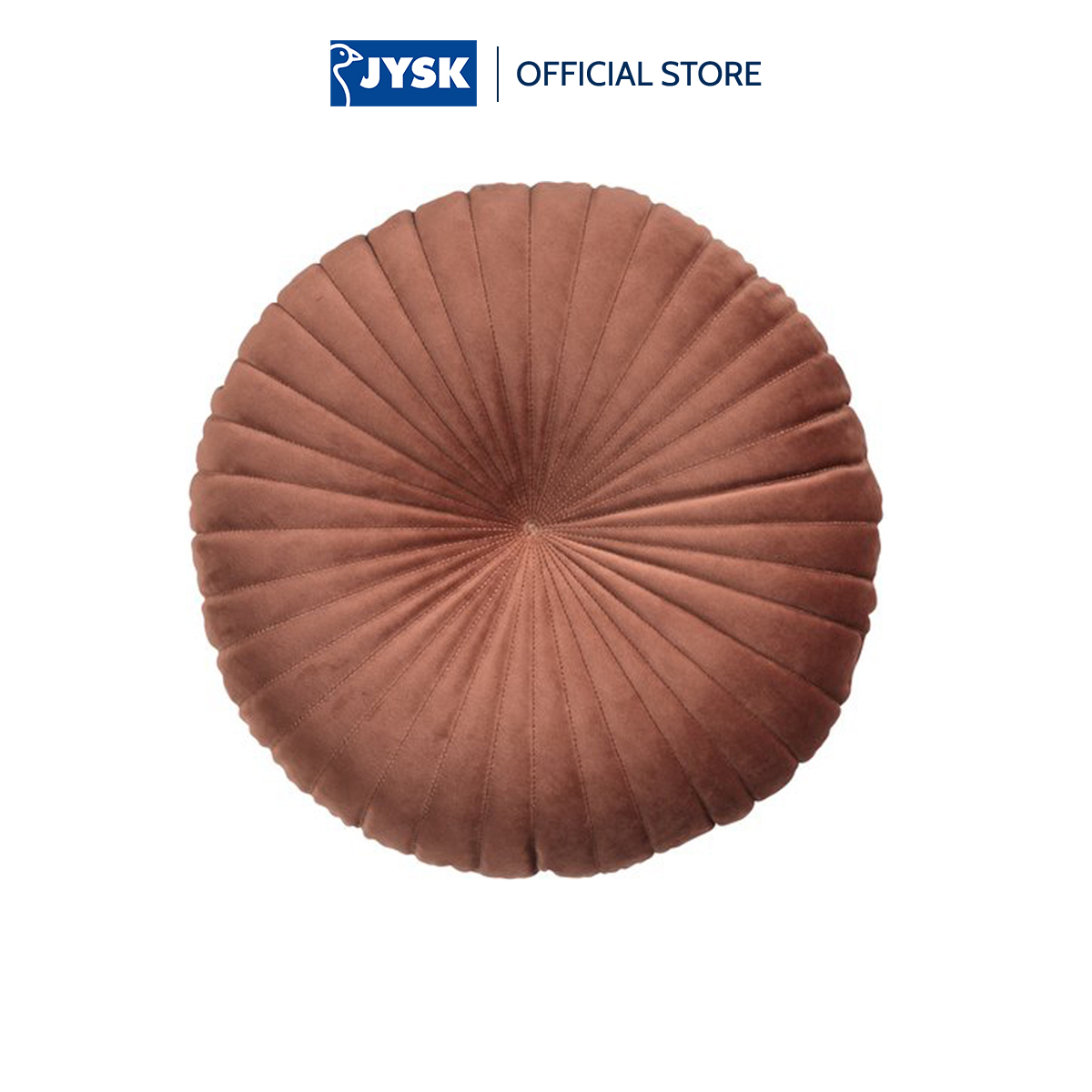 Gối trang trí | jysk kugleask | vải polyester | cam hồng | dk40cm