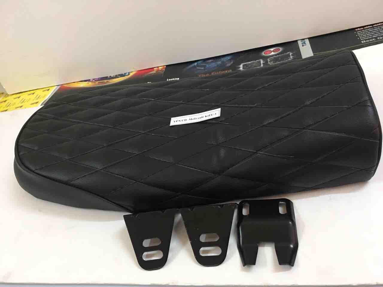 [HCM]Yên xe moto cafe kiểu 3