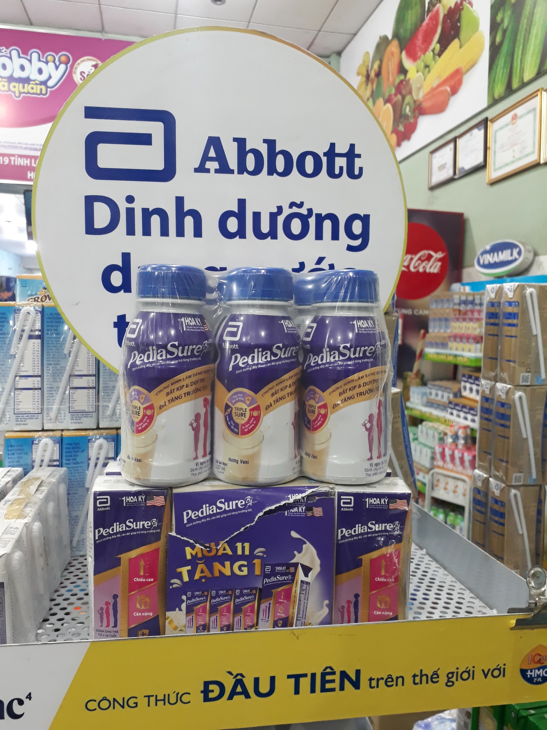 Lốc 6 Chai Pediasure BA 237ml (cho bé 1-10 tuổi) - HSD luôn mới