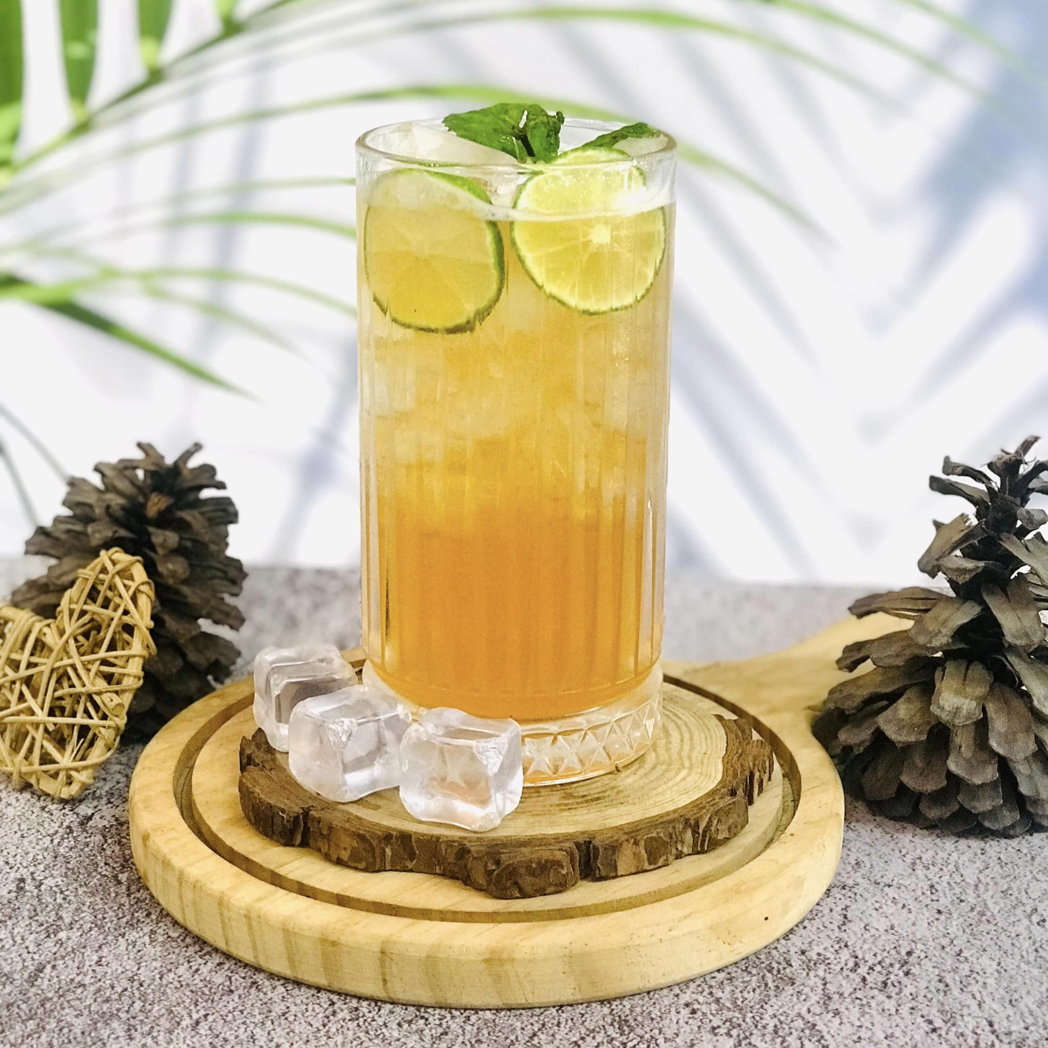Trà Cozy Ice chanh Hộp 240g- trà hòa tan