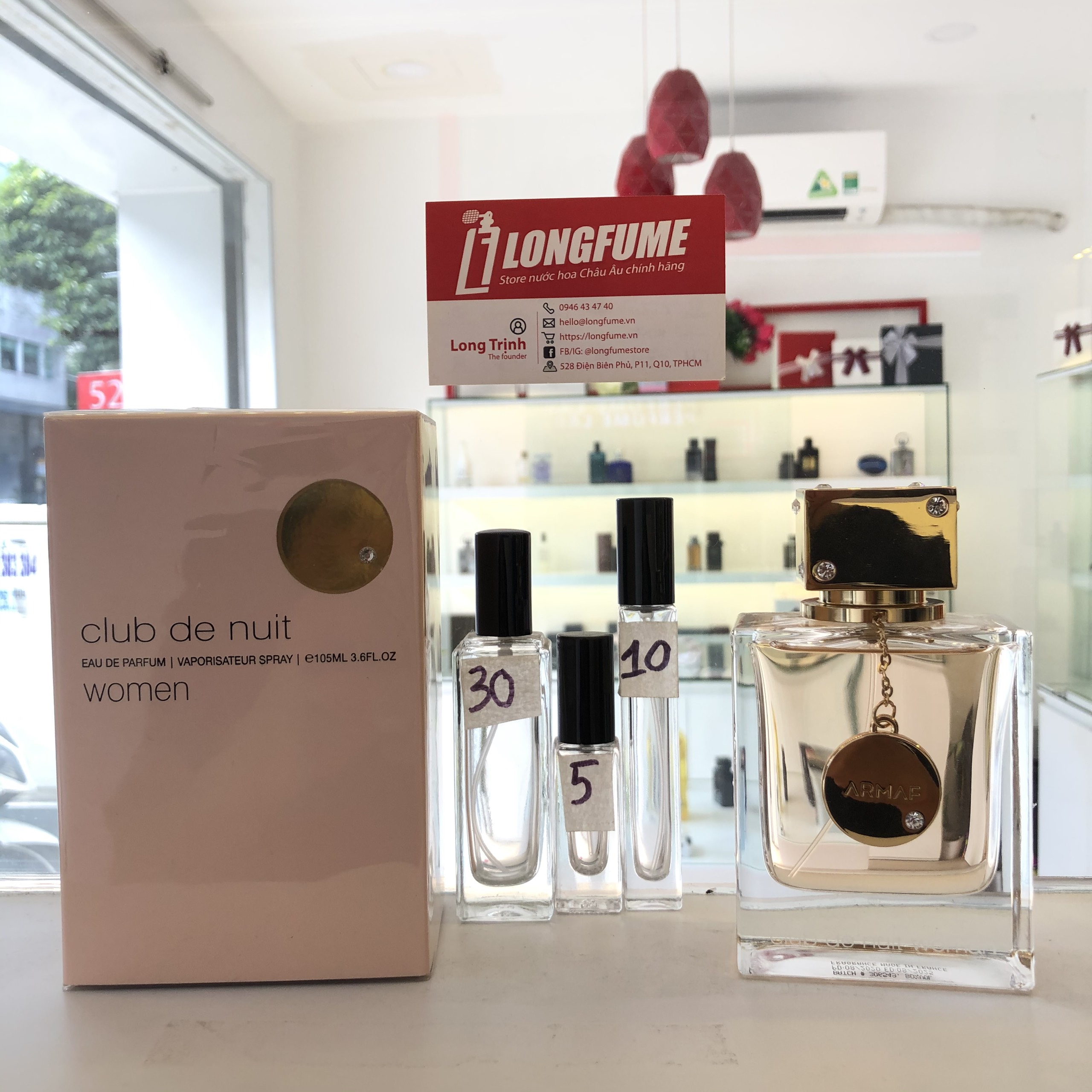 [SALES CHIẾT MẪU THỬ] Mẫu thử Nước hoa Club De Nuit Women Màu Hồng 5ml 10ml 20ml 30ml - Longfume Store Nước hoa Âu chính hiệu Q10 TPHCM